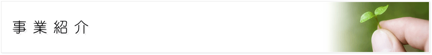 事業紹介